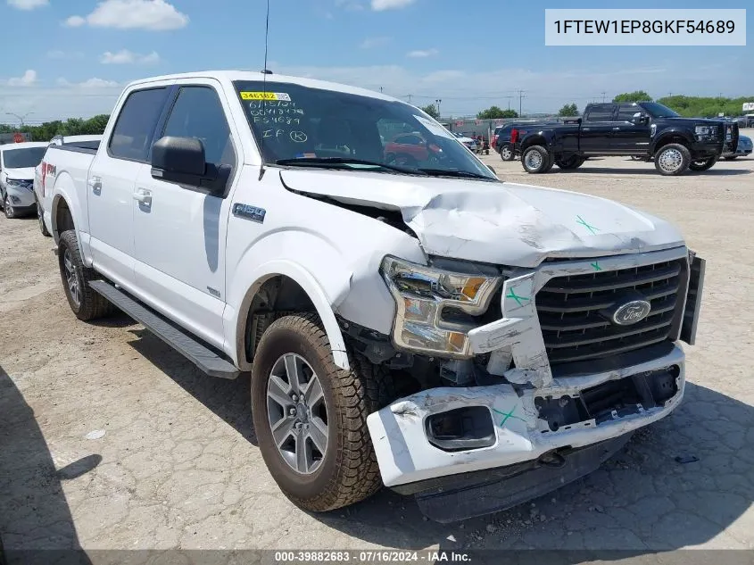 1FTEW1EP8GKF54689 2016 Ford F-150 Xlt