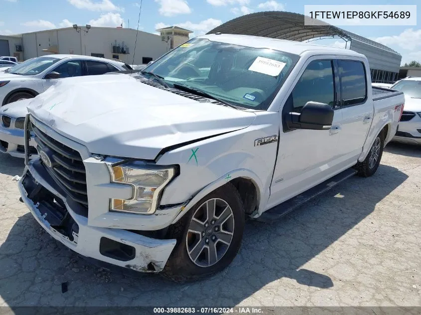 1FTEW1EP8GKF54689 2016 Ford F-150 Xlt