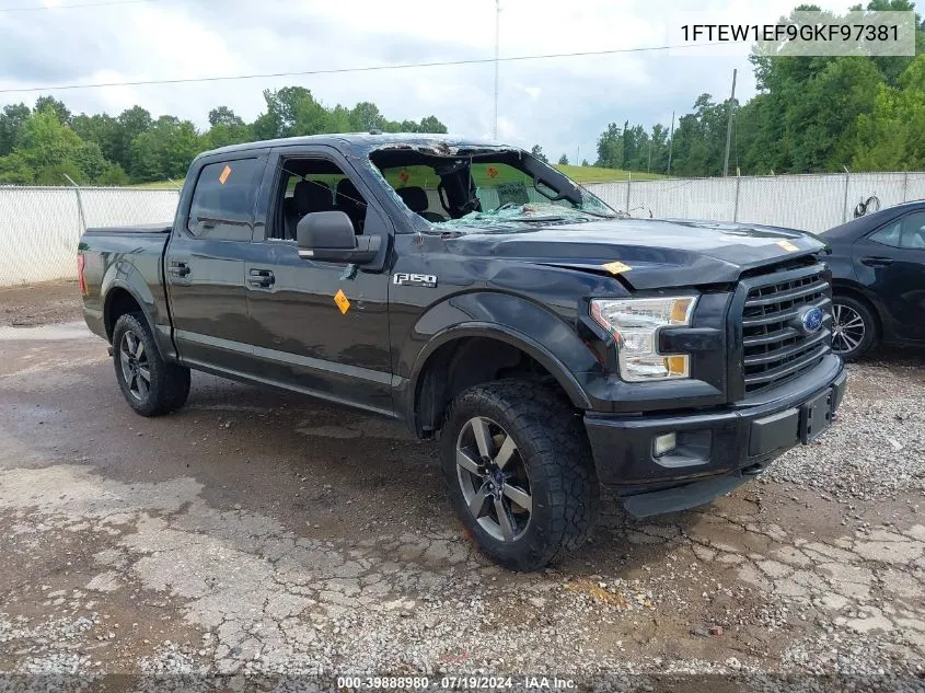 1FTEW1EF9GKF97381 2016 Ford F-150 Xlt