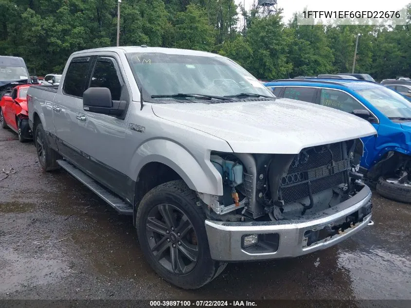 1FTFW1EF6GFD22676 2016 Ford F-150 Xlt