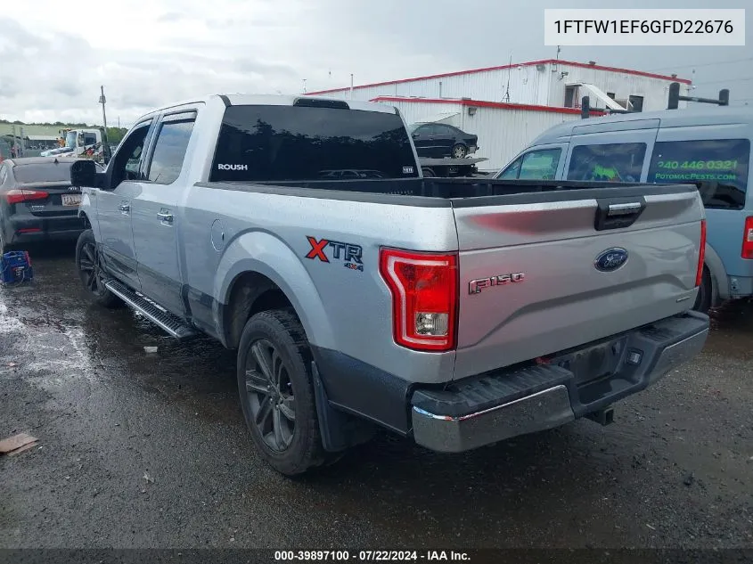 2016 Ford F-150 Xlt VIN: 1FTFW1EF6GFD22676 Lot: 39897100