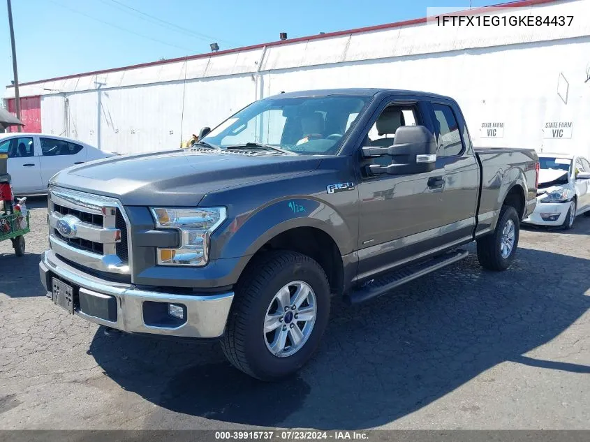 2016 Ford F-150 Xlt VIN: 1FTFX1EG1GKE84437 Lot: 39915737