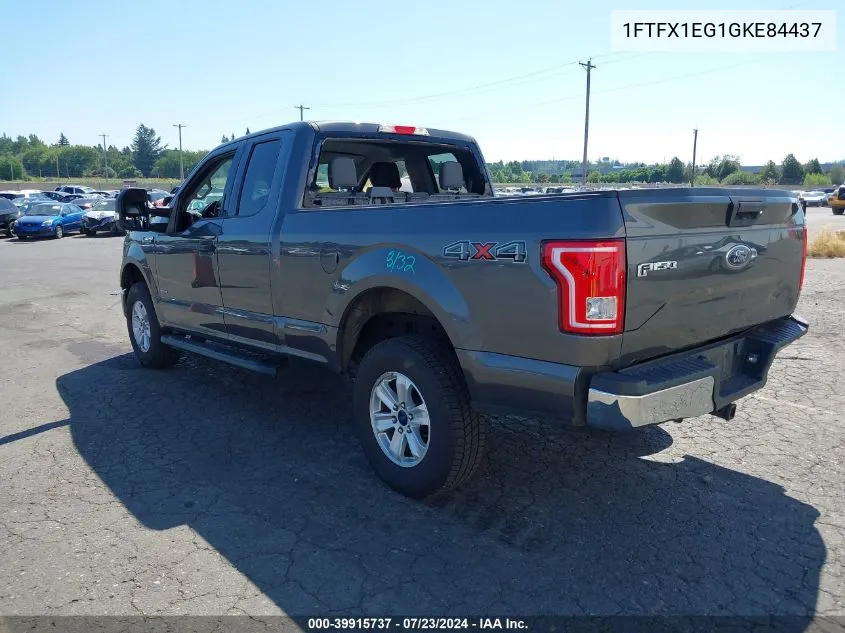 1FTFX1EG1GKE84437 2016 Ford F-150 Xlt