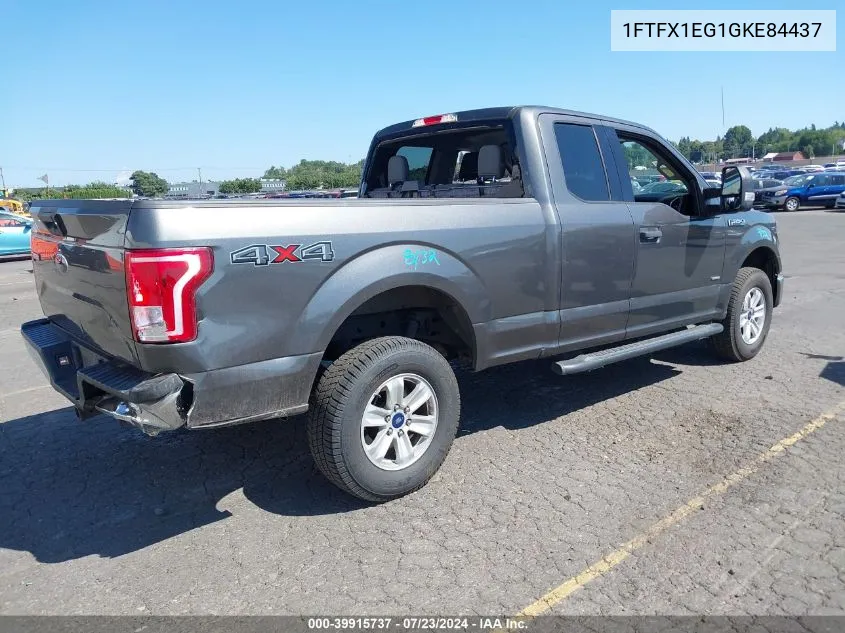 1FTFX1EG1GKE84437 2016 Ford F-150 Xlt