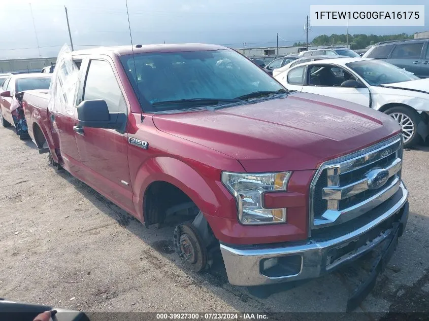 1FTEW1CG0GFA16175 2016 Ford F-150 Xlt