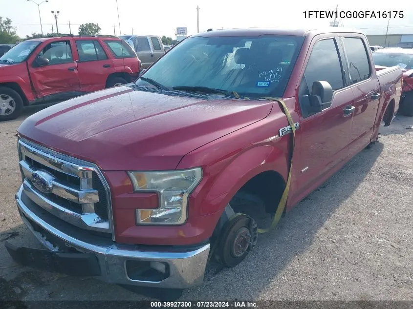 1FTEW1CG0GFA16175 2016 Ford F-150 Xlt