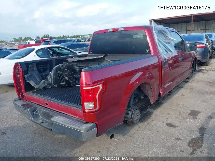 1FTEW1CG0GFA16175 2016 Ford F-150 Xlt