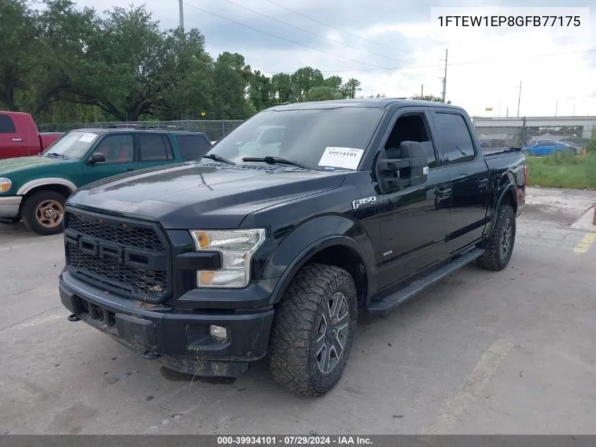 2016 Ford F-150 Xlt VIN: 1FTEW1EP8GFB77175 Lot: 39934101