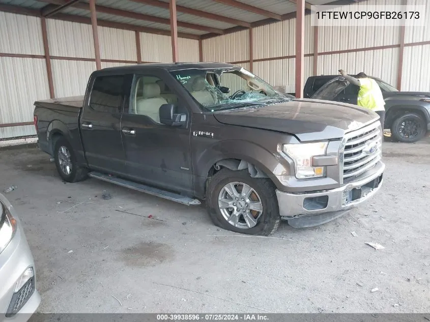 1FTEW1CP9GFB26173 2016 Ford F-150 Xlt