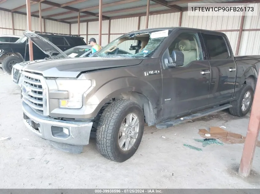 1FTEW1CP9GFB26173 2016 Ford F-150 Xlt