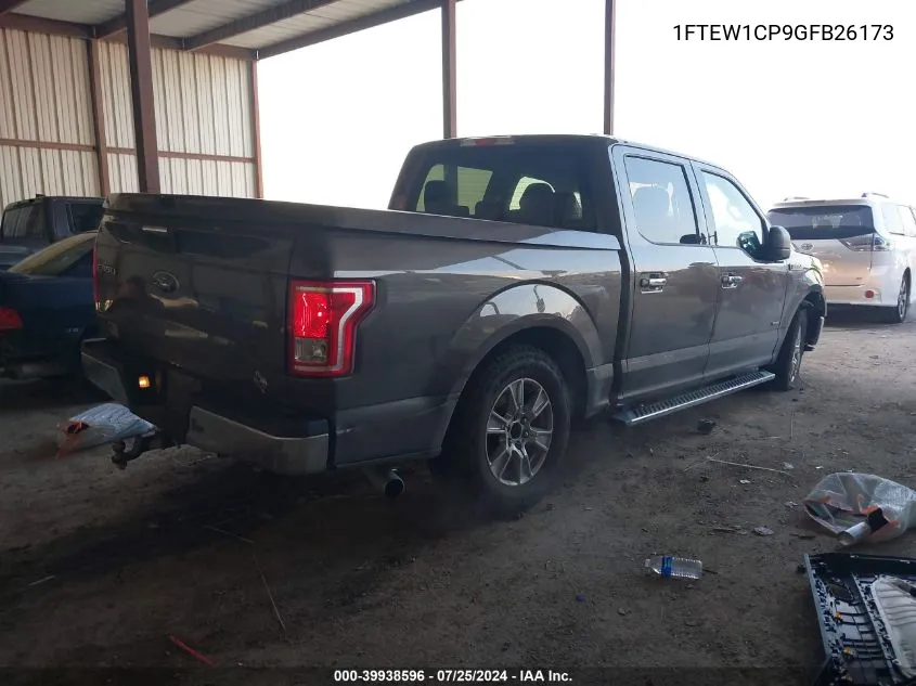 1FTEW1CP9GFB26173 2016 Ford F-150 Xlt