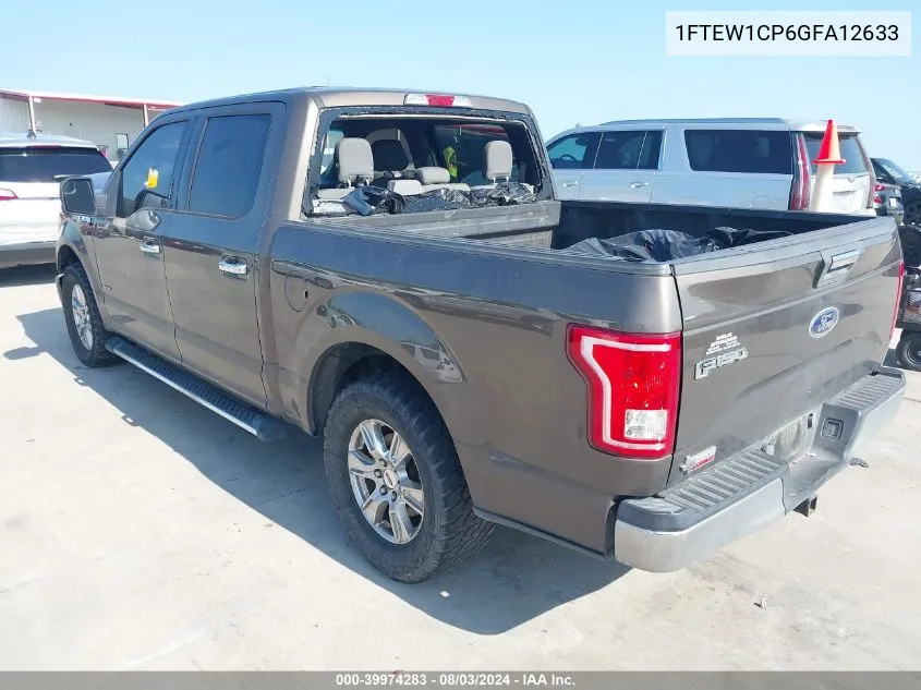 1FTEW1CP6GFA12633 2016 Ford F-150 Xlt