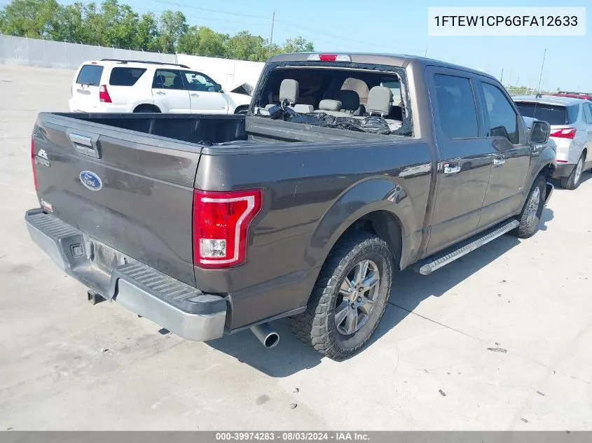 1FTEW1CP6GFA12633 2016 Ford F-150 Xlt