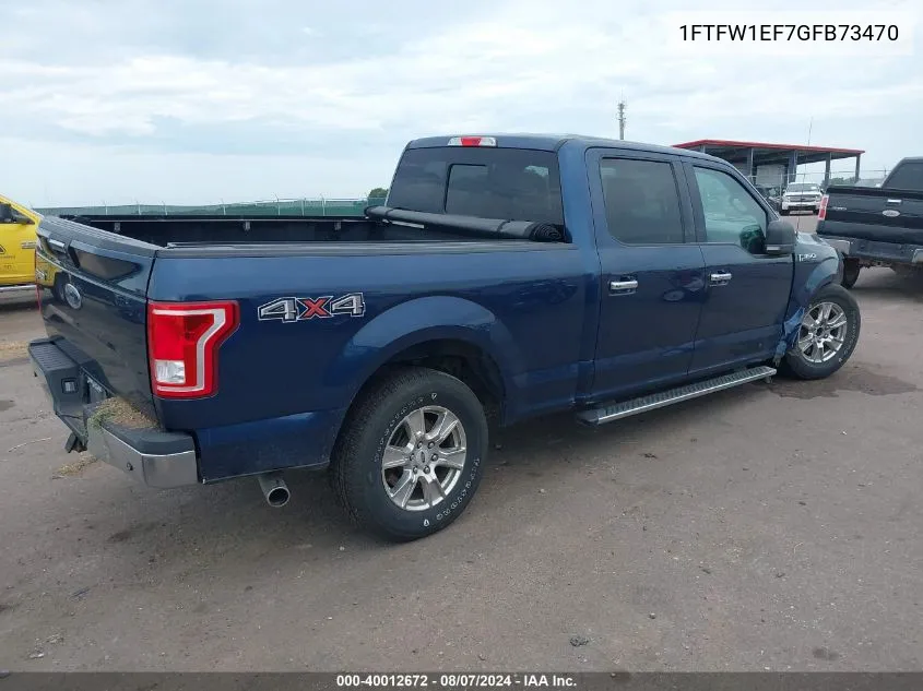 1FTFW1EF7GFB73470 2016 Ford F-150 Xlt