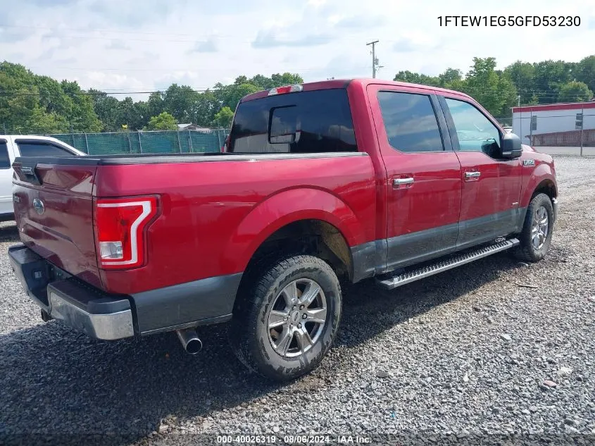 1FTEW1EG5GFD53230 2016 Ford F-150 Xlt