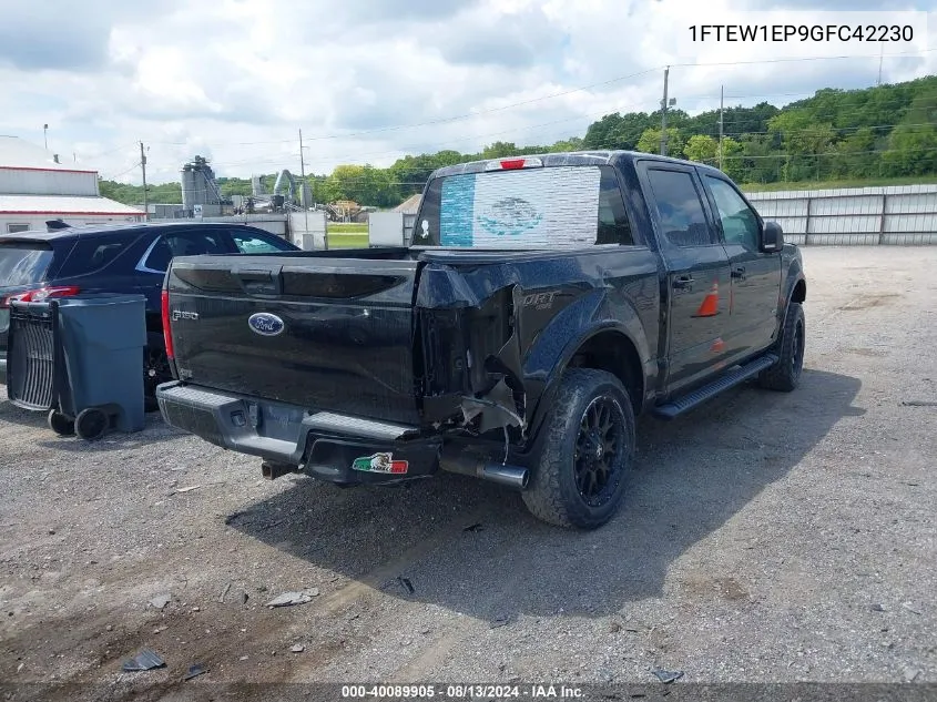 2016 Ford F-150 Xlt VIN: 1FTEW1EP9GFC42230 Lot: 40089905