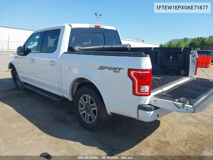 1FTEW1EPXGKE71877 2016 Ford F-150 Xlt