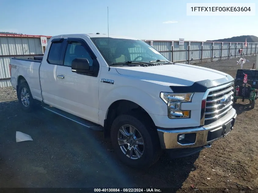 2016 Ford F-150 Xlt VIN: 1FTFX1EF0GKE63604 Lot: 40130884