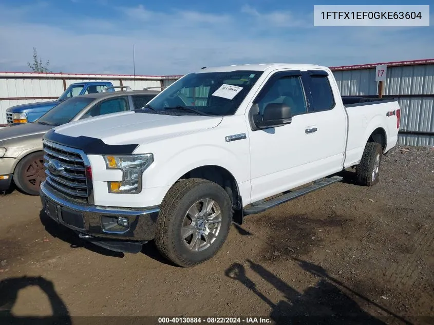 1FTFX1EF0GKE63604 2016 Ford F-150 Xlt