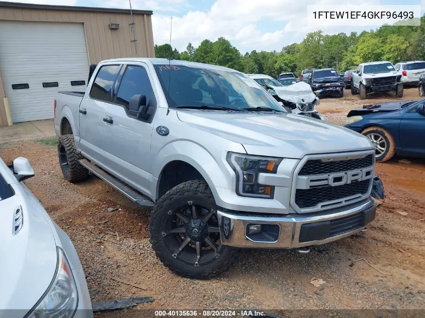 1FTEW1EF4GKF96493 2016 Ford F150 Supercrew