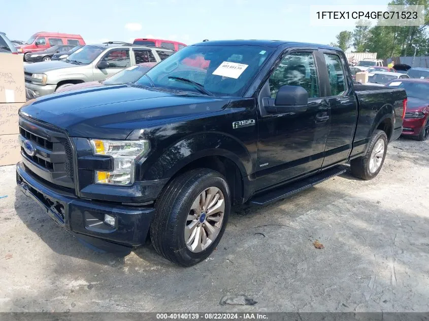 2016 Ford F-150 Xl VIN: 1FTEX1CP4GFC71523 Lot: 40140139