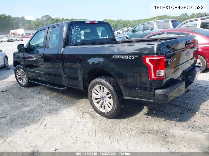 1FTEX1CP4GFC71523 2016 Ford F-150 Xl