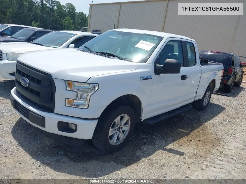 2016 Ford F-150 Xl VIN: 1FTEX1C81GFA56500 Lot: 40144522