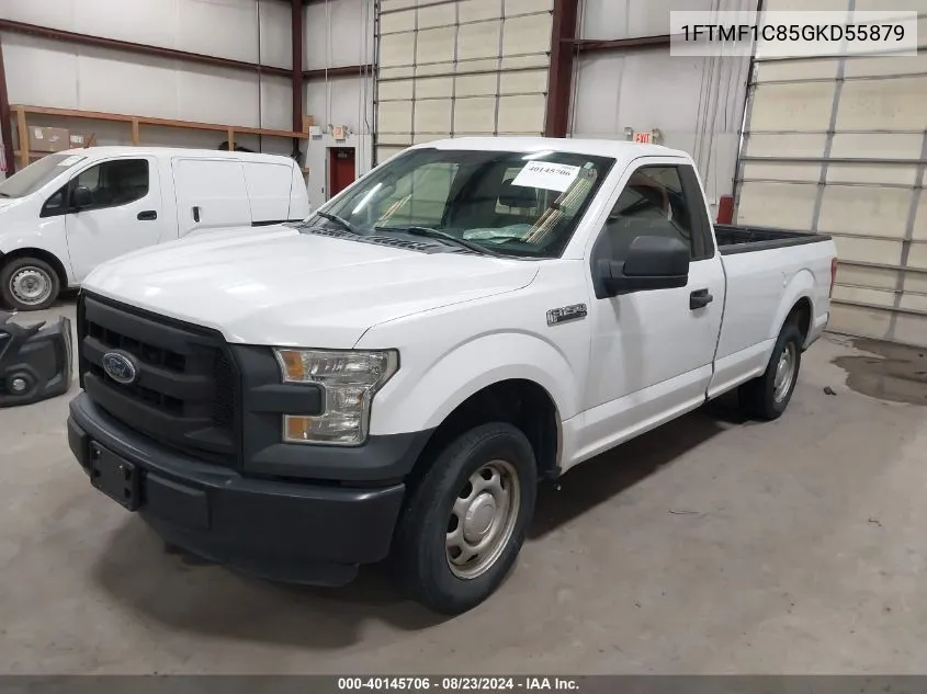 2016 Ford F-150 Xl VIN: 1FTMF1C85GKD55879 Lot: 40145706