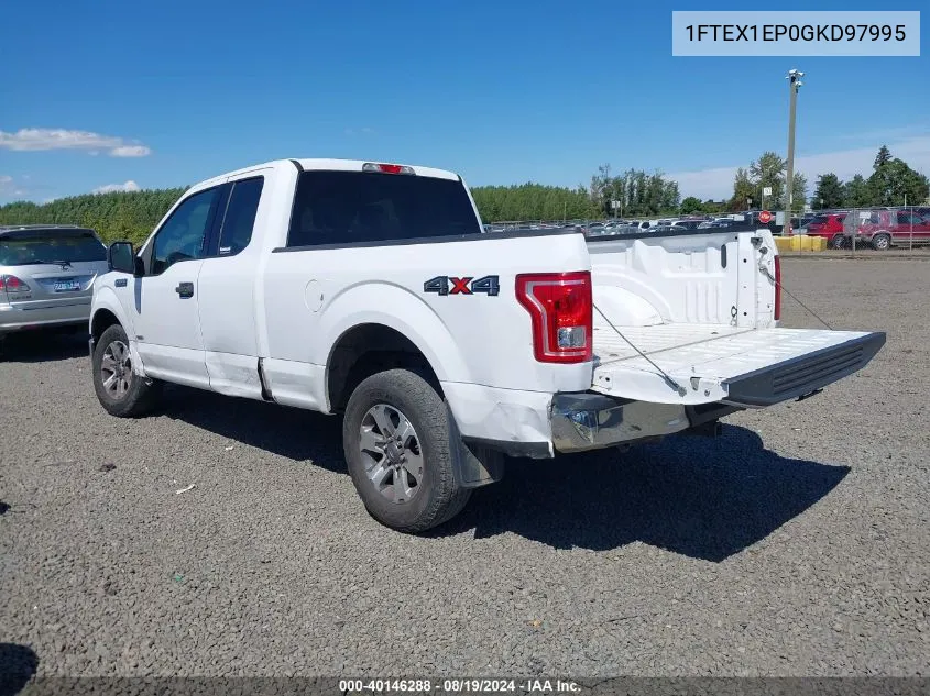 1FTEX1EP0GKD97995 2016 Ford F-150 Xlt