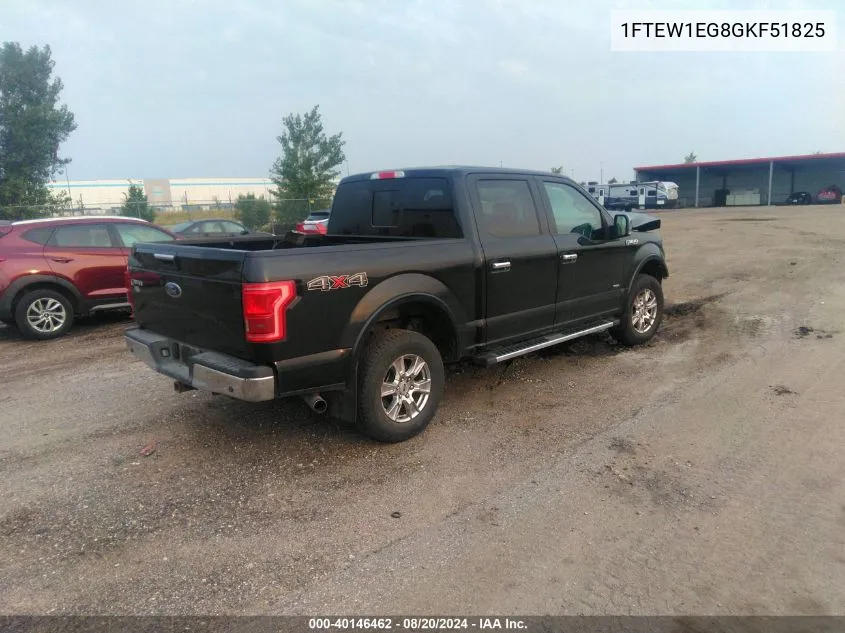 1FTEW1EG8GKF51825 2016 Ford F-150 Supercrew