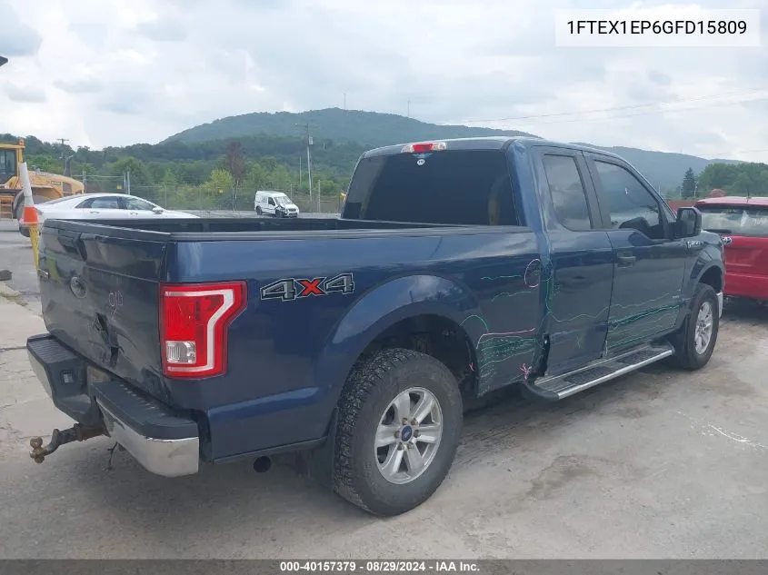 2016 Ford F-150 Xl VIN: 1FTEX1EP6GFD15809 Lot: 40157379