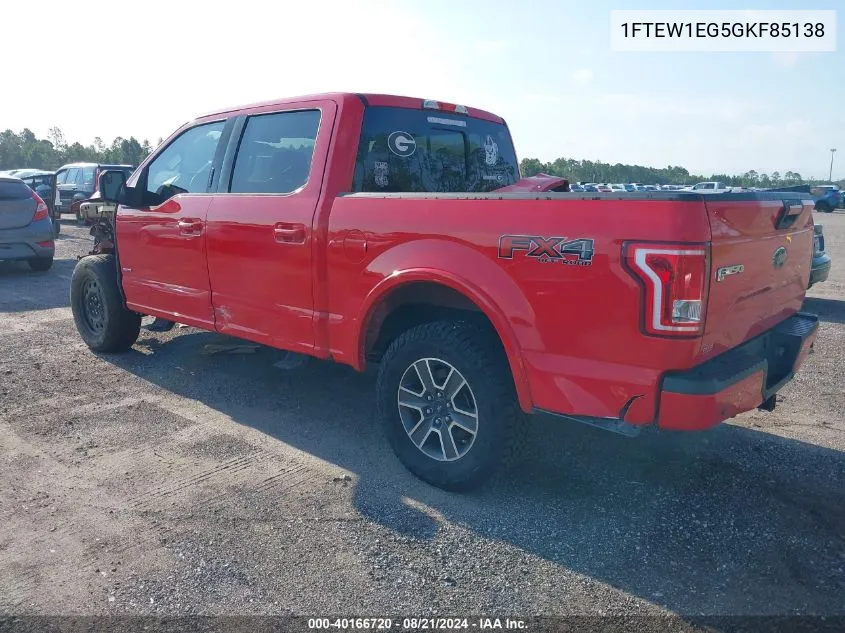 1FTEW1EG5GKF85138 2016 Ford F-150 Supercrew