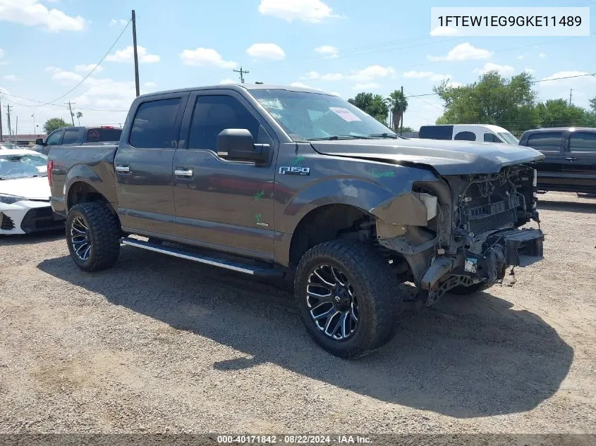 2016 Ford F-150 Xlt VIN: 1FTEW1EG9GKE11489 Lot: 40171842