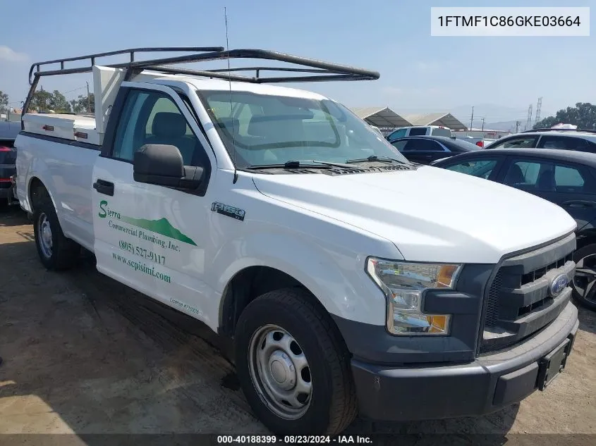 1FTMF1C86GKE03664 2016 Ford F-150 Xl