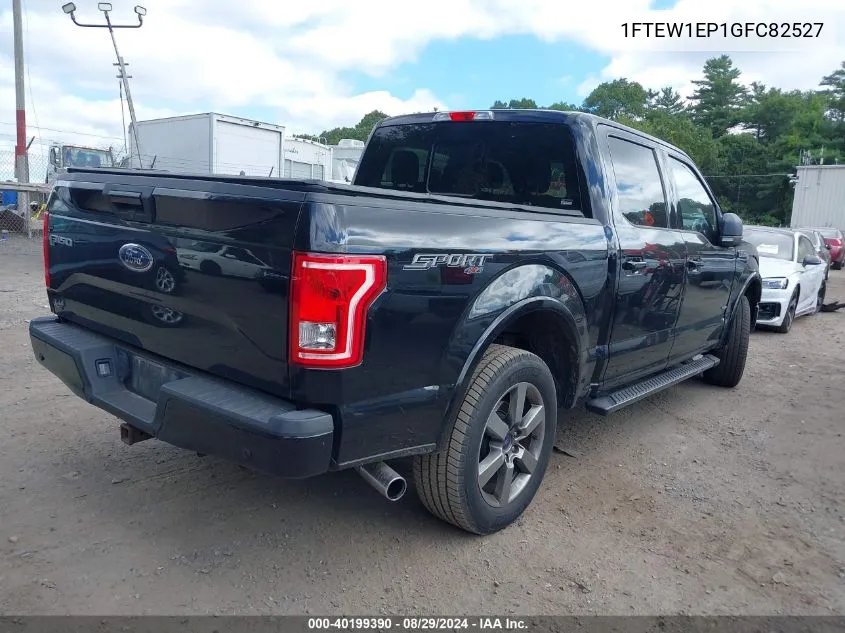 1FTEW1EP1GFC82527 2016 Ford F-150 Xlt