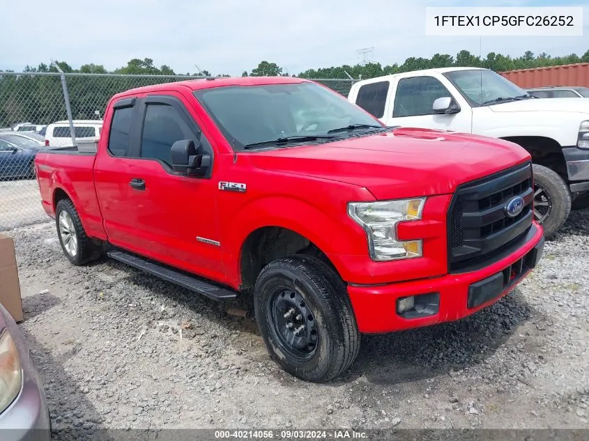 1FTEX1CP5GFC26252 2016 Ford F-150 Xl