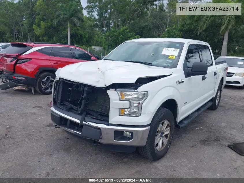 2016 Ford F-150 Xlt VIN: 1FTEW1EGXGFA23714 Lot: 40216519