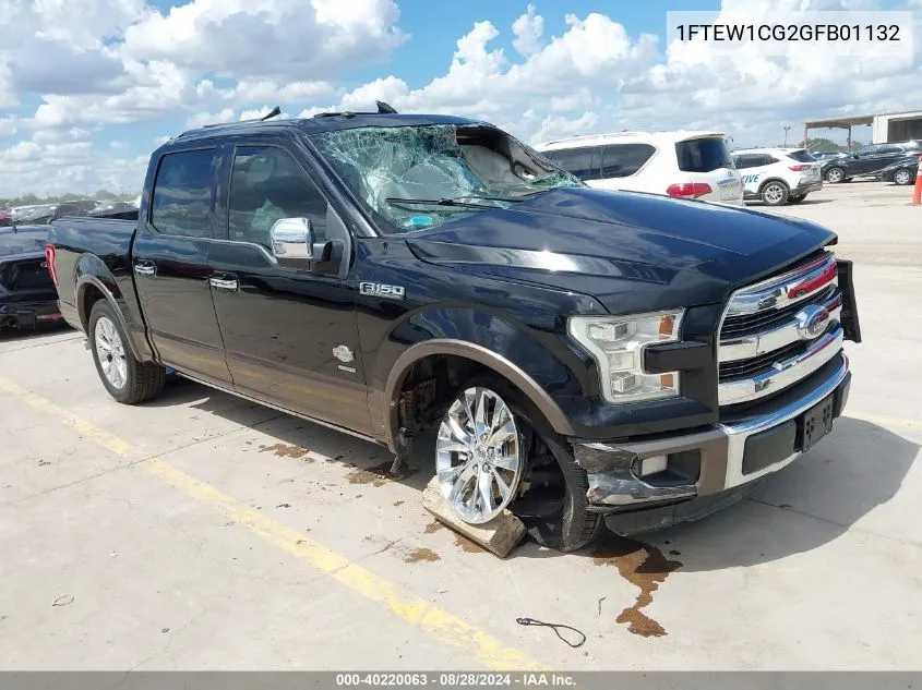 1FTEW1CG2GFB01132 2016 Ford F-150 King Ranch