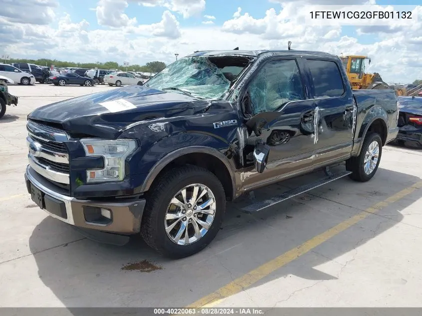 1FTEW1CG2GFB01132 2016 Ford F-150 King Ranch