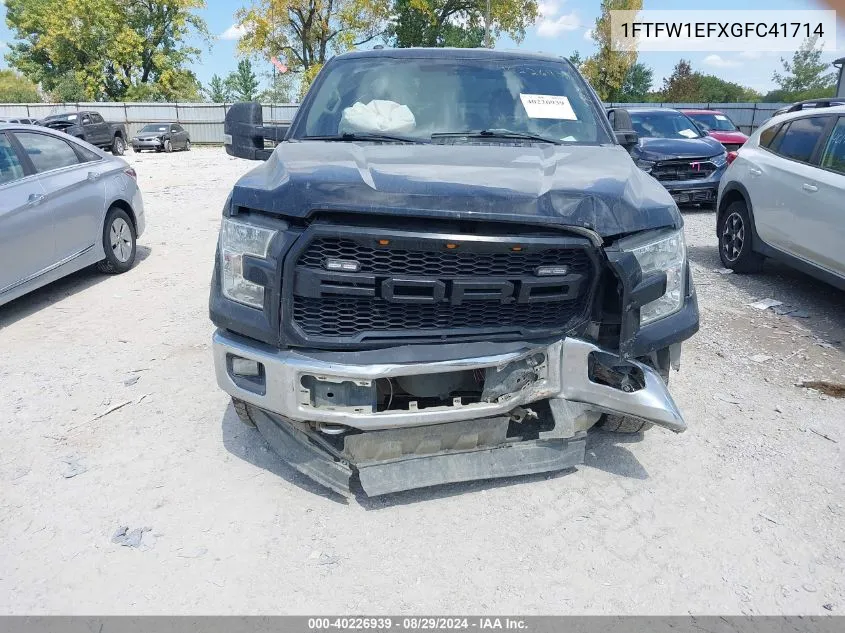 2016 Ford F-150 Xlt VIN: 1FTFW1EFXGFC41714 Lot: 40226939