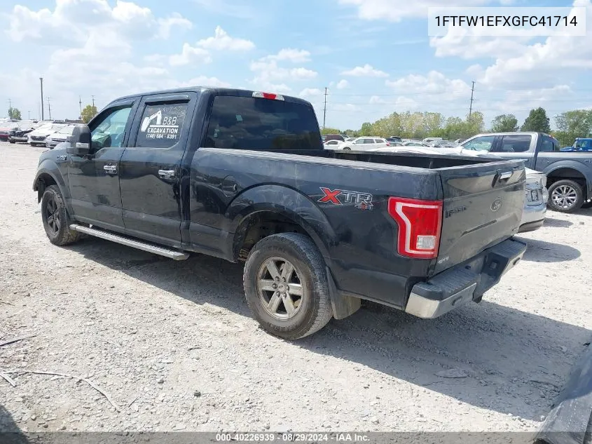 2016 Ford F-150 Xlt VIN: 1FTFW1EFXGFC41714 Lot: 40226939