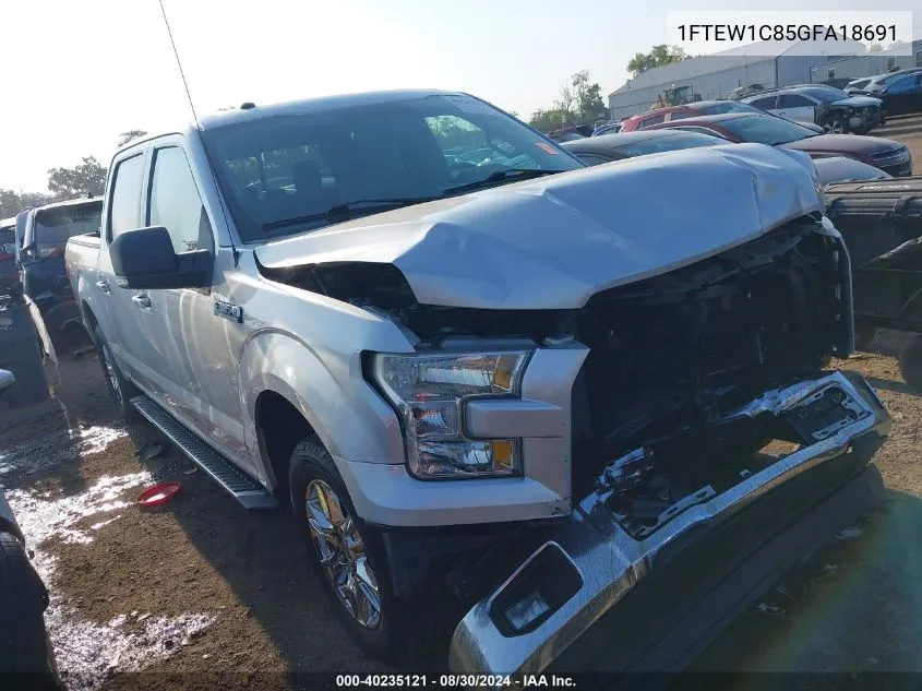 1FTEW1C85GFA18691 2016 Ford F-150 Xlt