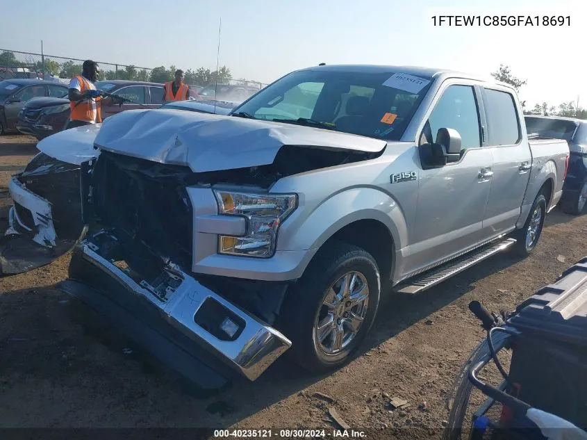 1FTEW1C85GFA18691 2016 Ford F-150 Xlt