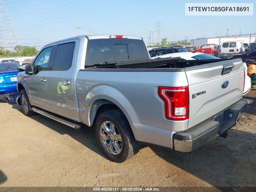 1FTEW1C85GFA18691 2016 Ford F-150 Xlt