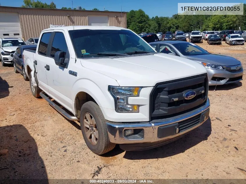 2016 Ford F-150 Xl VIN: 1FTEW1C82GFD10055 Lot: 40240033