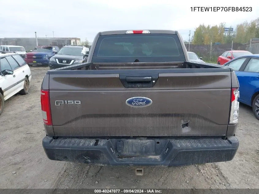 1FTEW1EP7GFB84523 2016 Ford F150 Supercrew