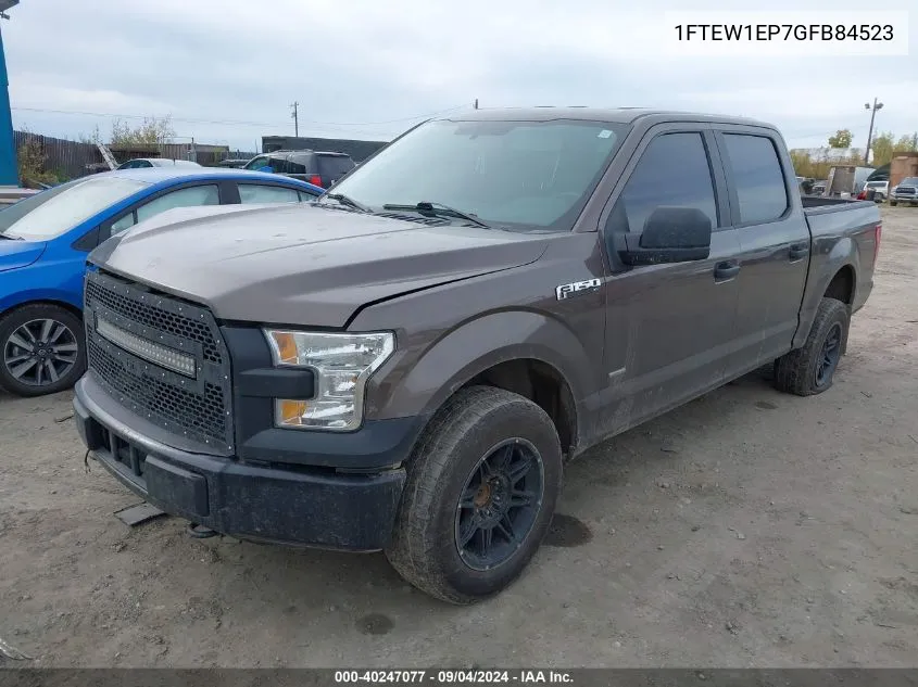 1FTEW1EP7GFB84523 2016 Ford F150 Supercrew