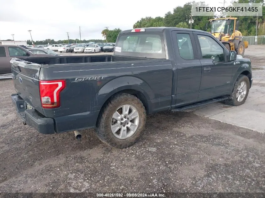 2016 Ford F-150 Xl VIN: 1FTEX1CP6GKF41455 Lot: 40261592