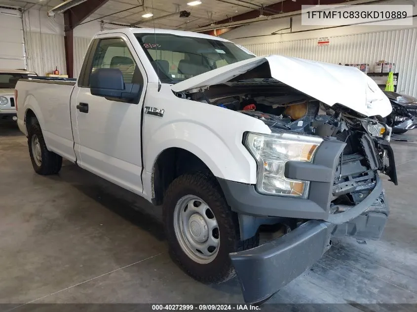 2016 Ford F-150 Xl VIN: 1FTMF1C83GKD10889 Lot: 40272999