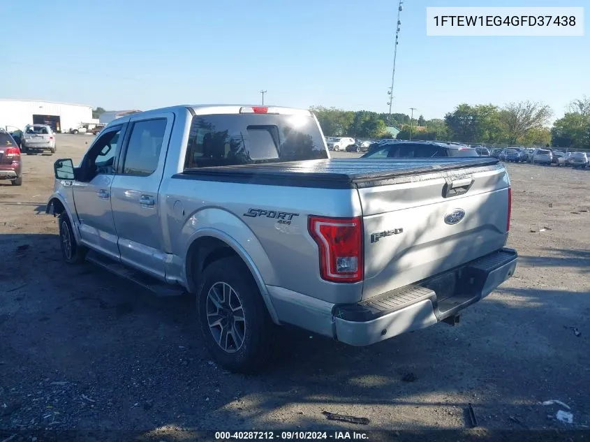 1FTEW1EG4GFD37438 2016 Ford F-150 Supercrew